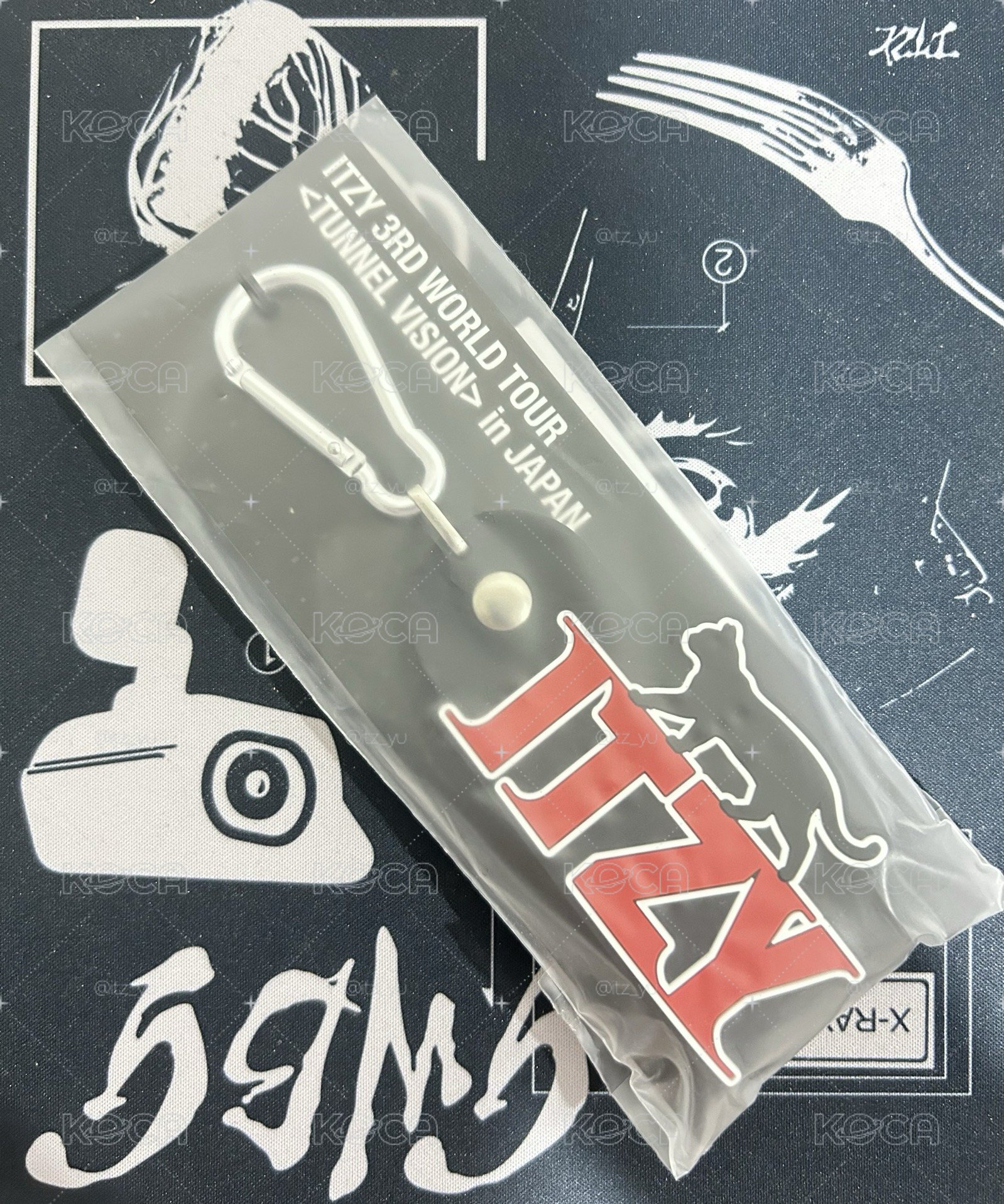 ITZY三巡日場週邊毛巾掛袋
