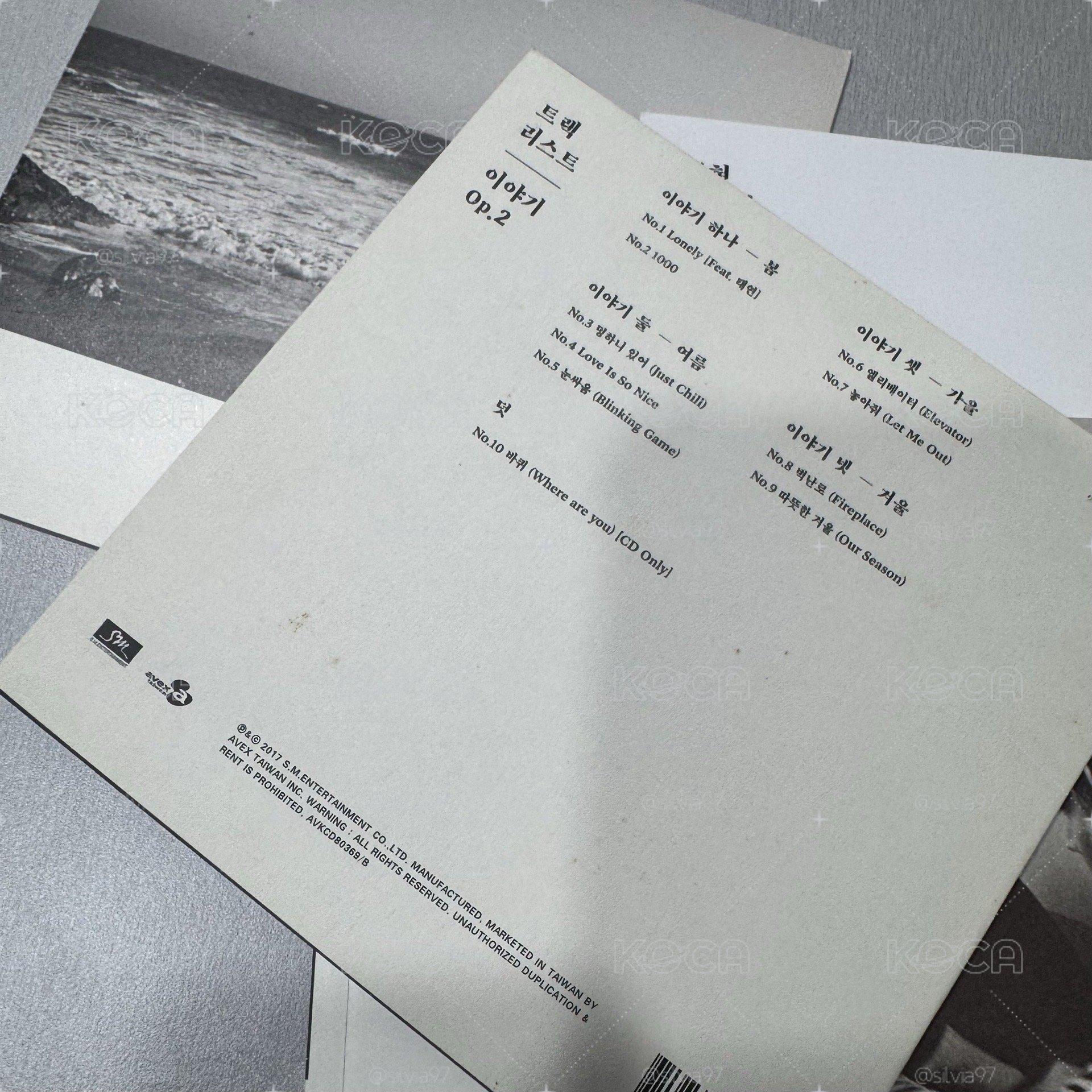 Story Op.2 專輯 台壓 空專