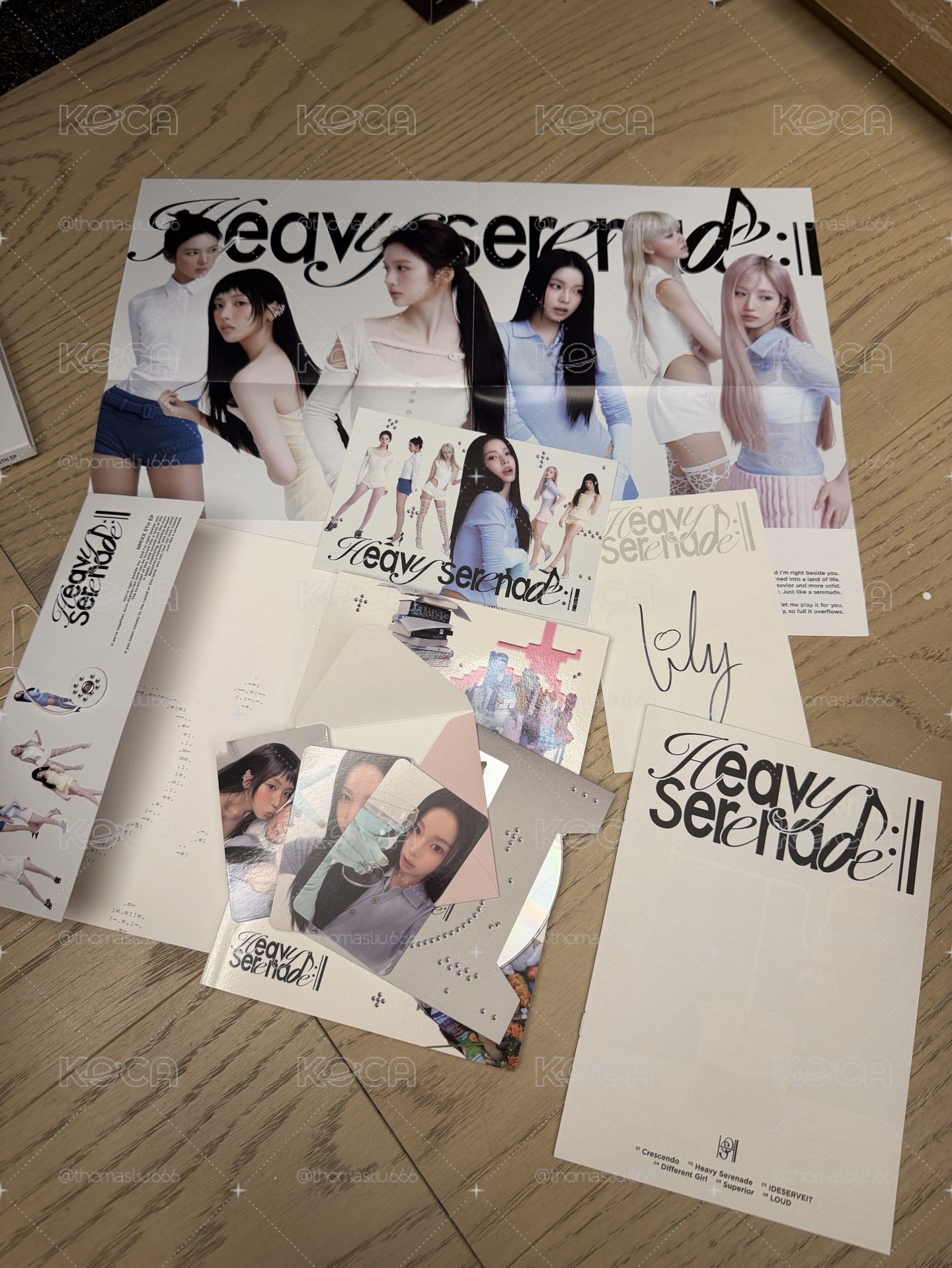 Nmixx Lily 美版親簽