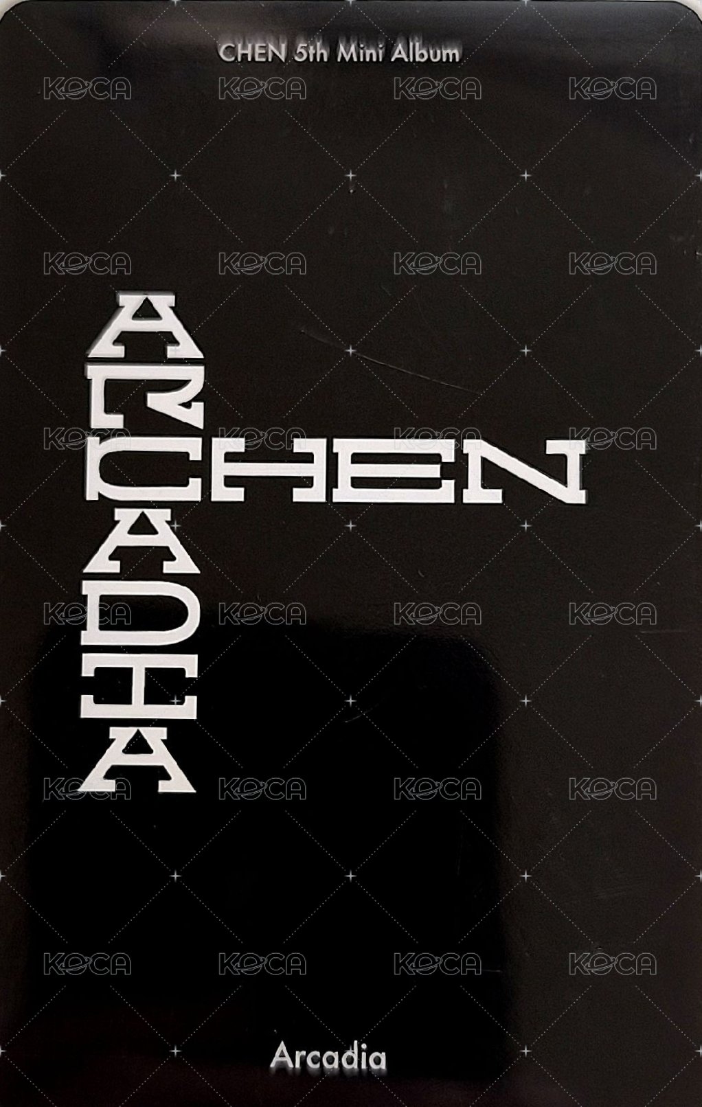 Arcadia 專輯卡 Kiwee Ver. 背面