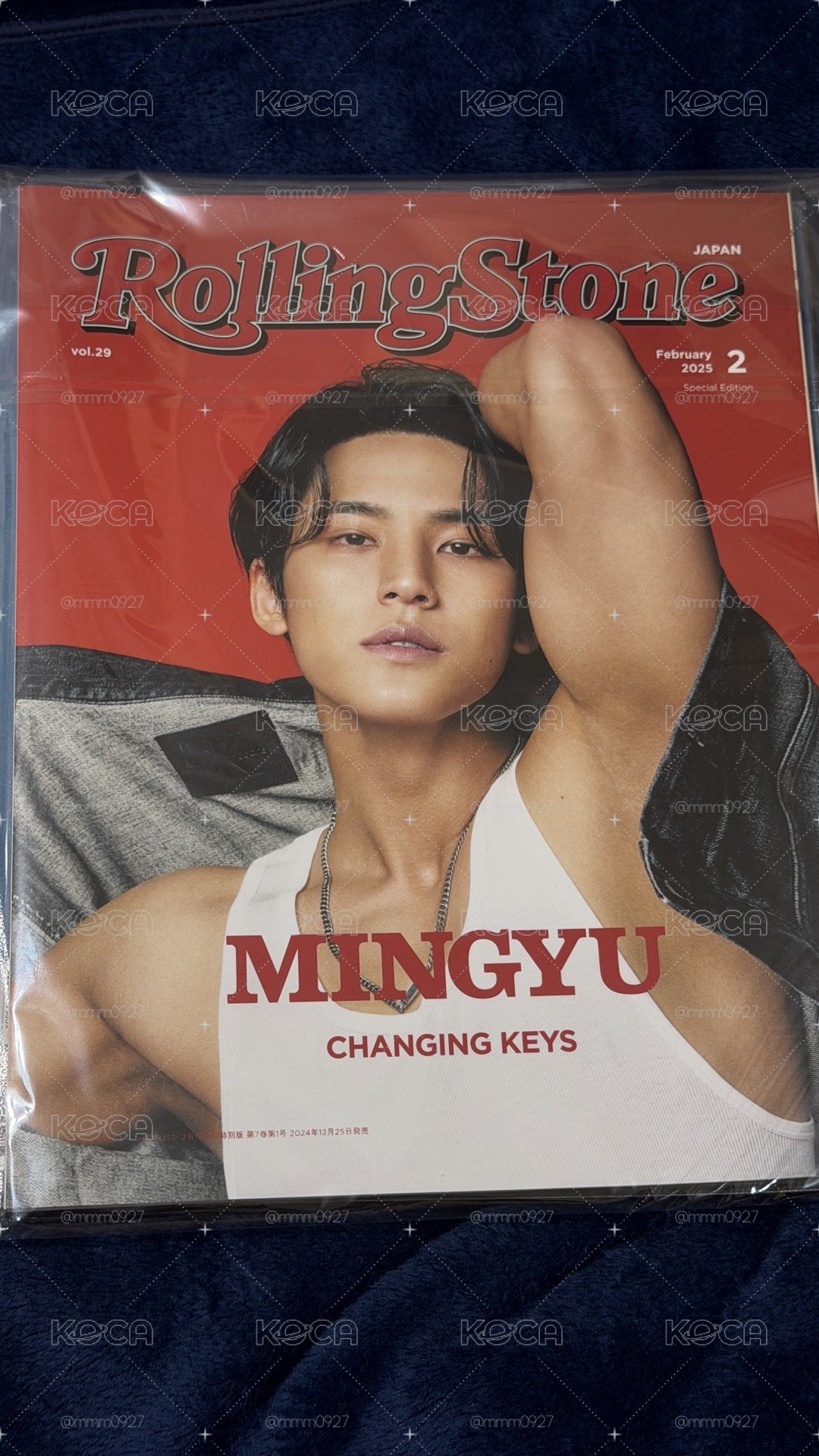 雜誌 Rolling Stone Japan vol.29 2025年2月号 増刊 特別版 Mingyu