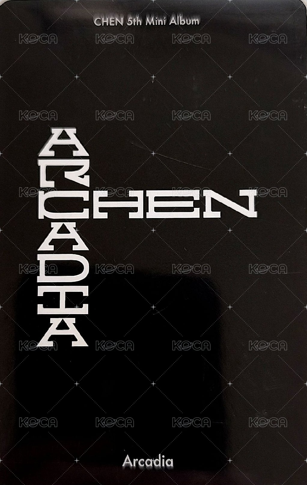 Arcadia 專輯卡 Kiwee Ver. 背面