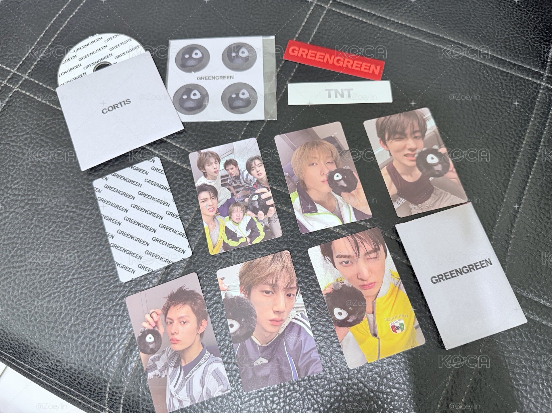 TNT專小卡+貼紙+CD（刮卡是小安）