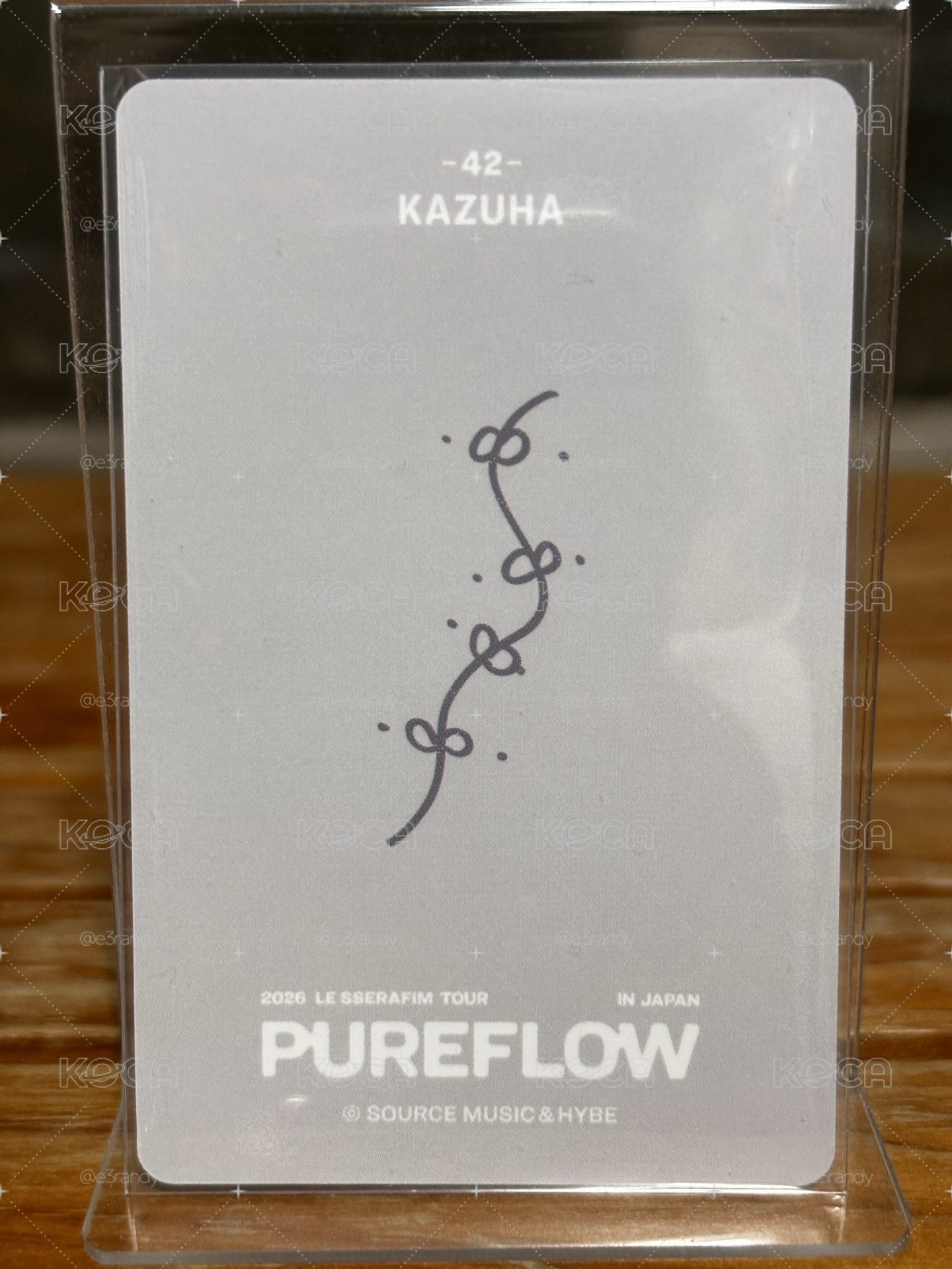 中村一葉 KAZUHA 2026 日巡 Pureflow 隨機卡 42