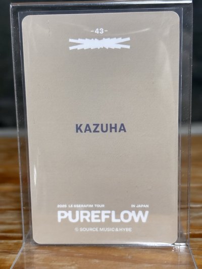 中村一葉 KAZUHA 2026 日巡 Pureflow 隨機卡 43