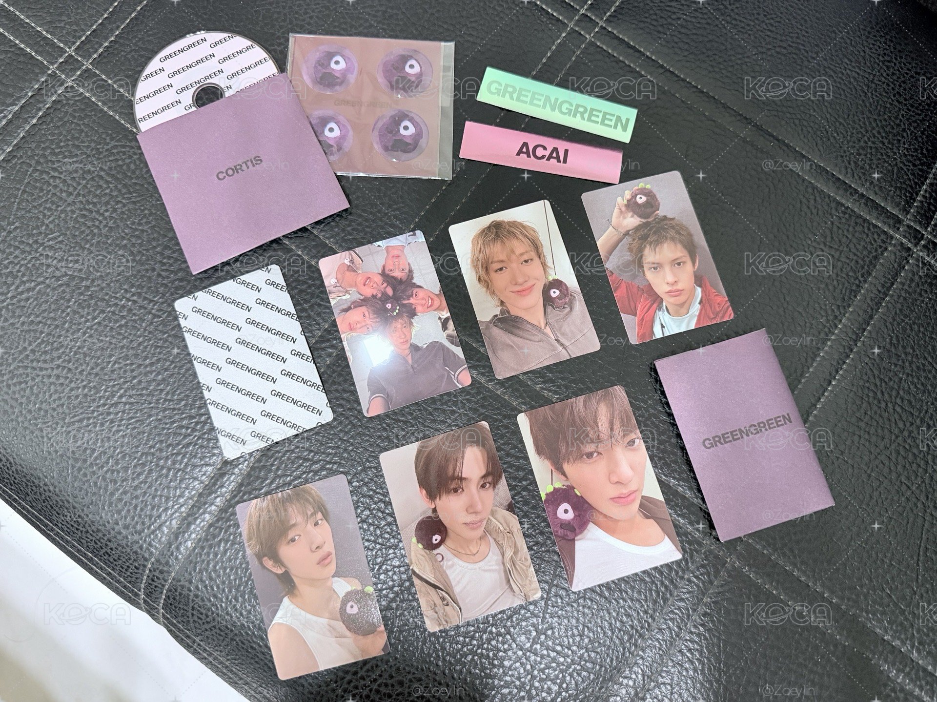 ACAI專 小卡、CD、貼紙