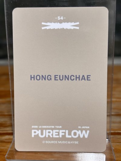 洪恩採 EUNCHAE 2026 日巡 Pureflow 隨機卡 54