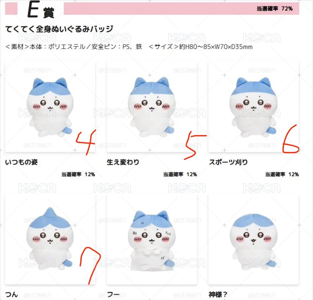 吉伊 小八 一番賞