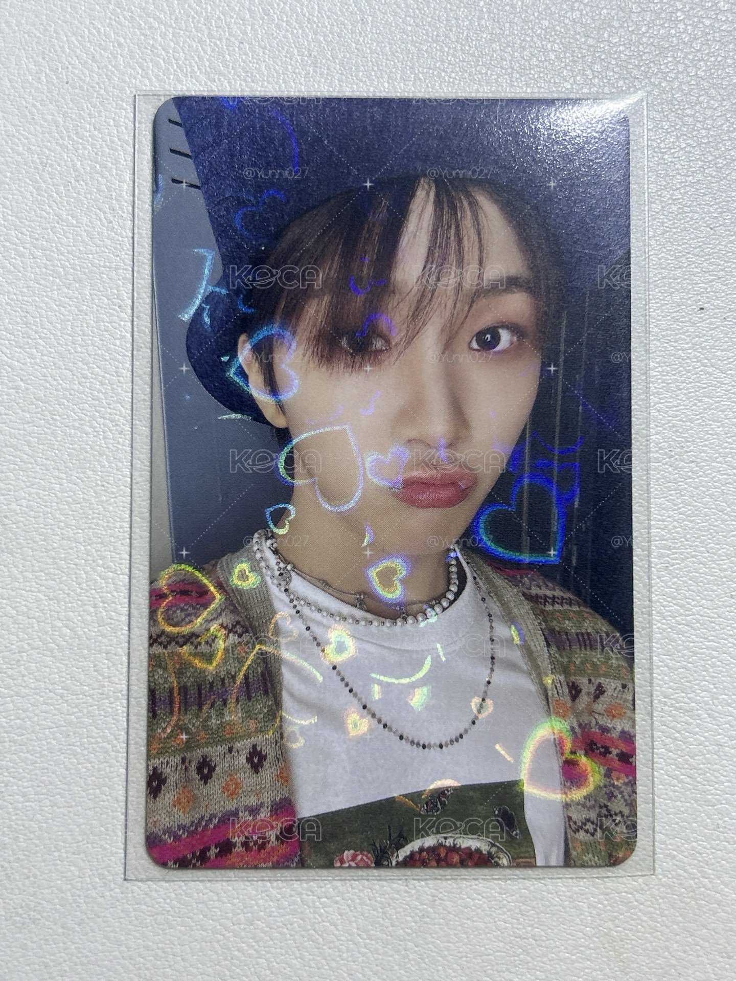 日咖單封特典 愛心閃卡
