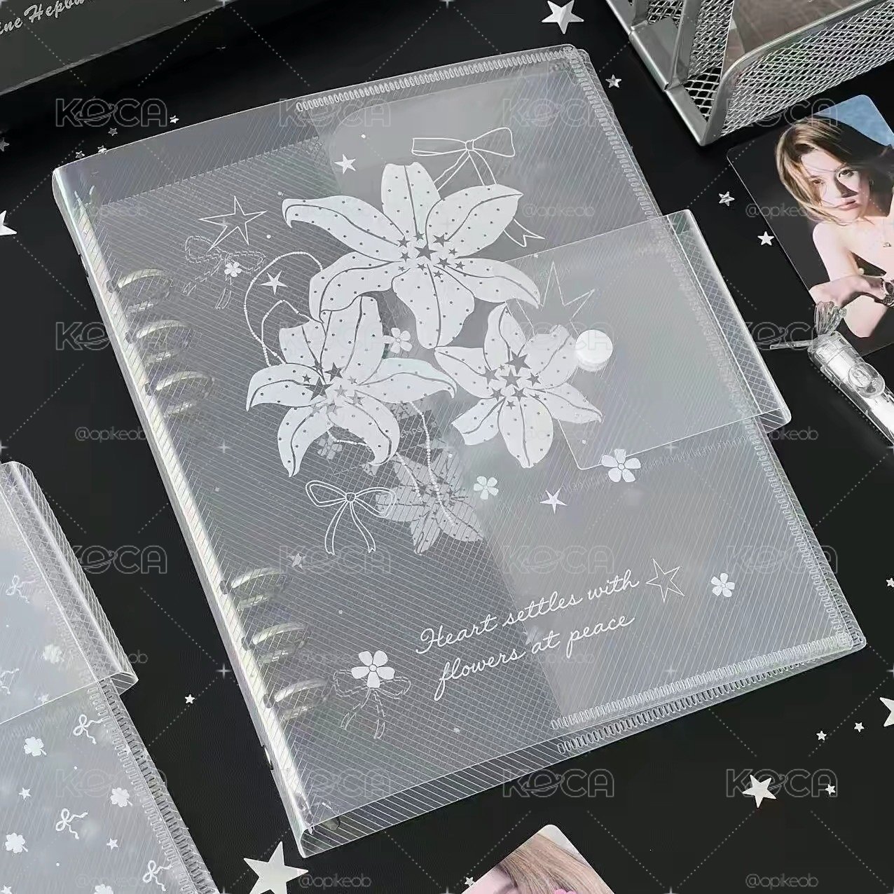 百合花卡冊20張內頁