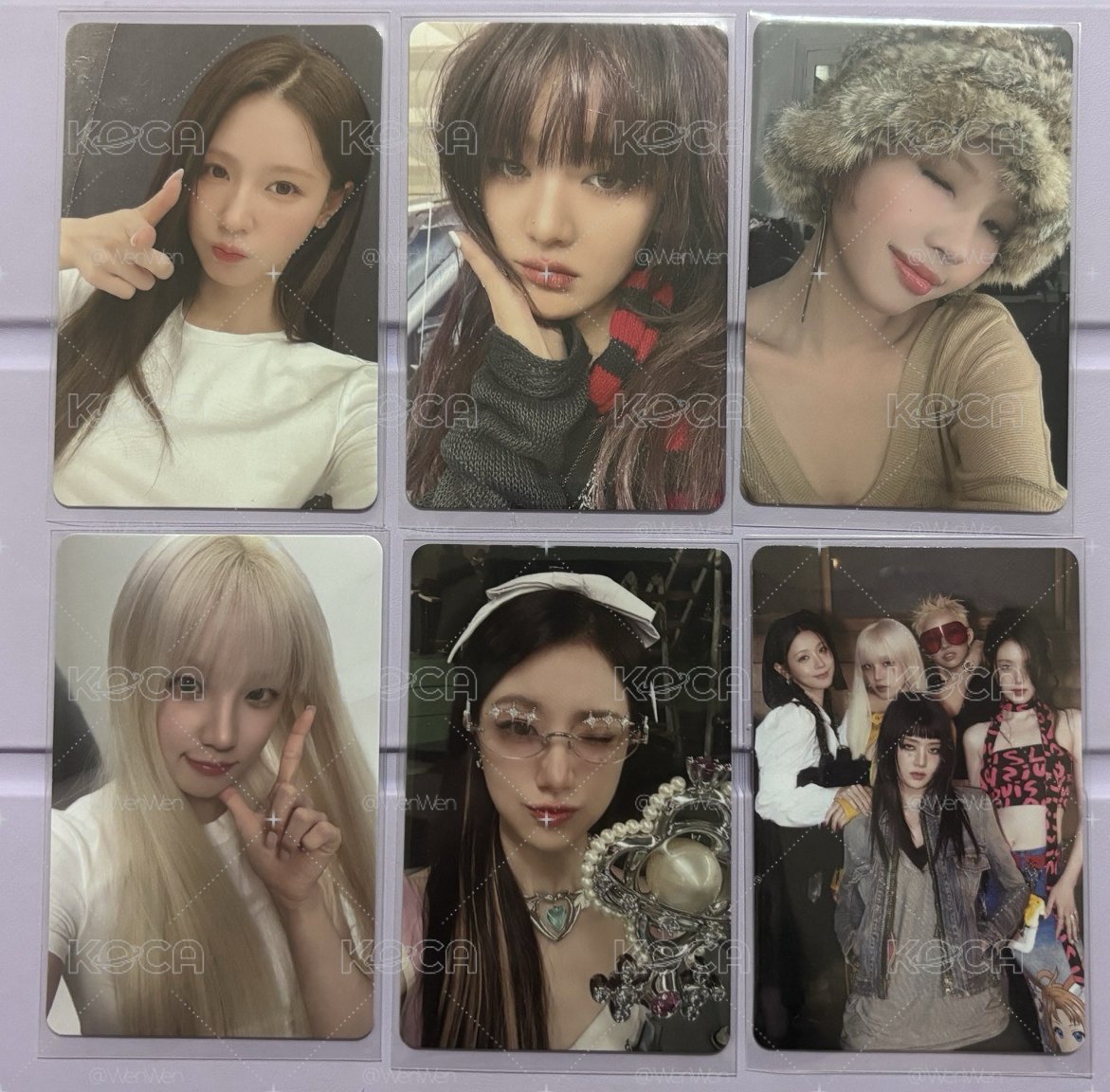 i-dle KFC代言卡一套