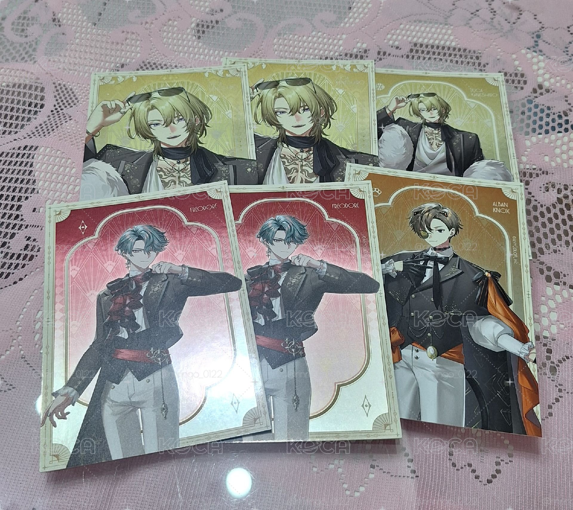 Nijisanji x Applesin 聯名 明信片