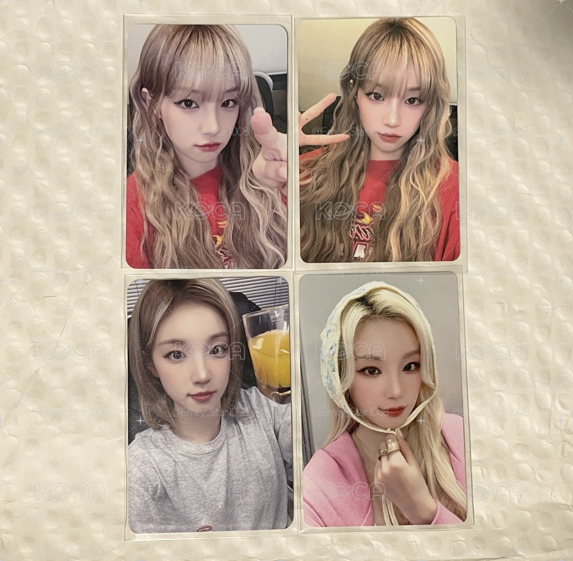 i-dle 特典小卡4張