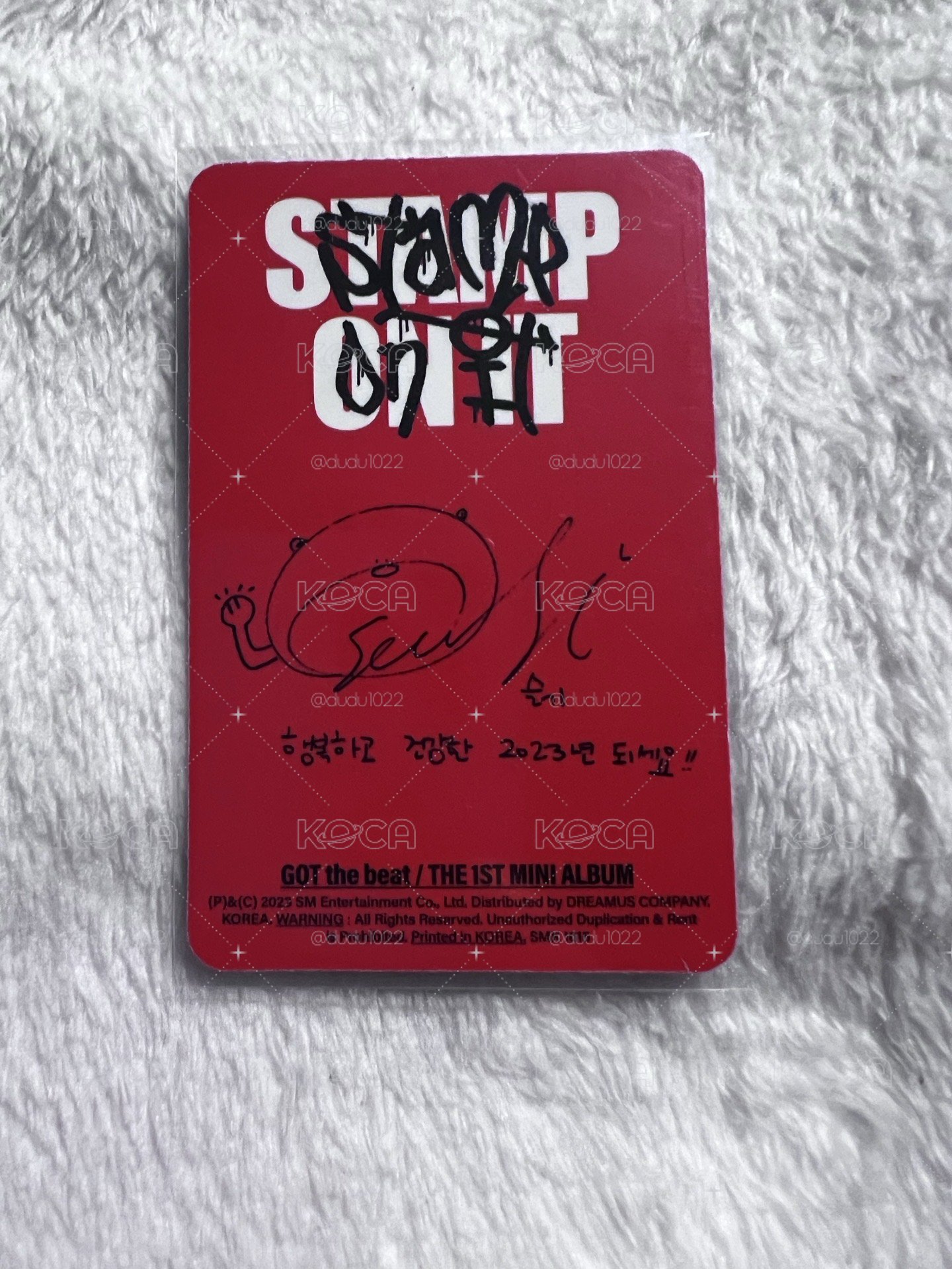 Stamp On It 專輯卡 STAMP ver 🐻琪