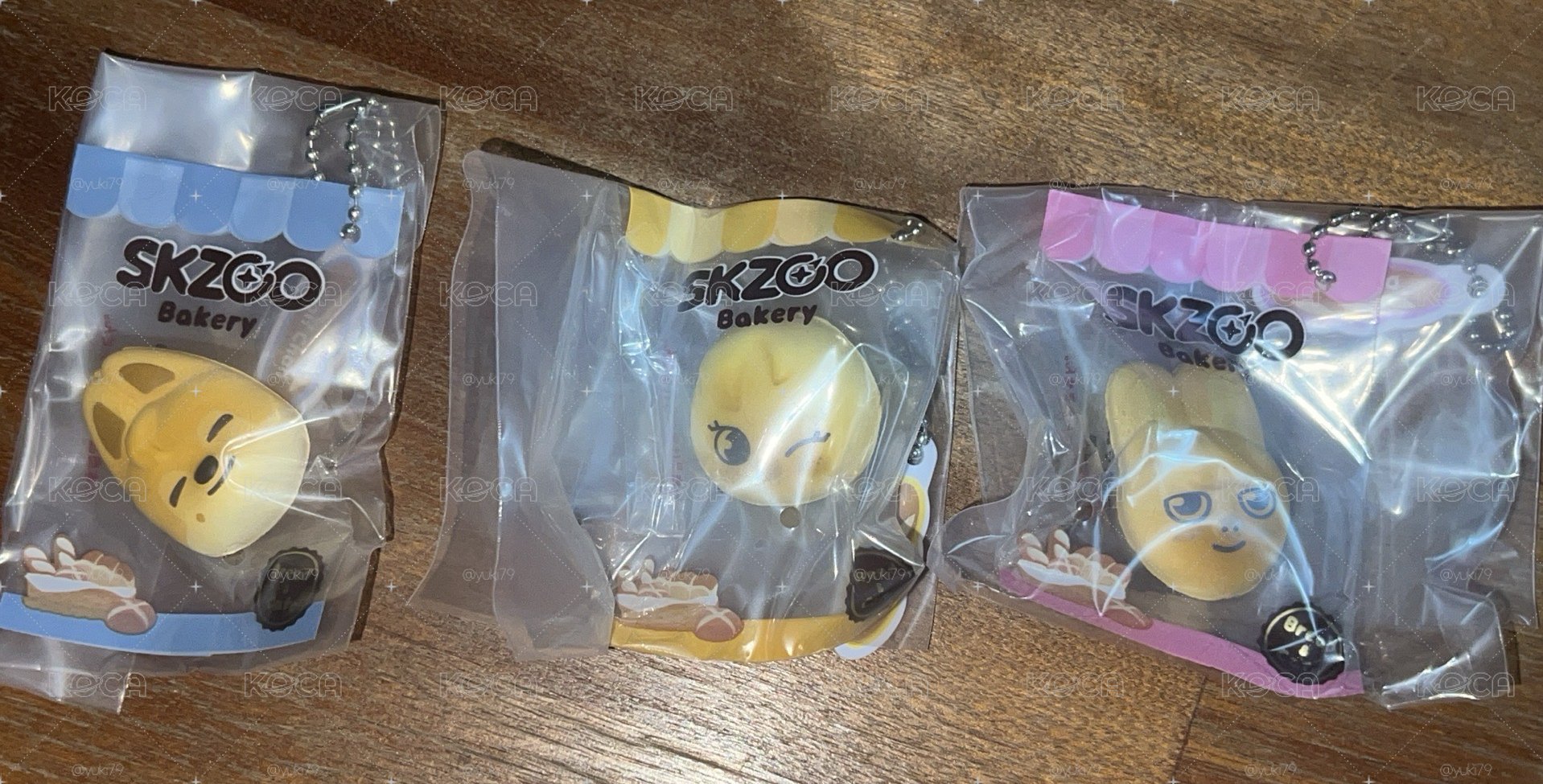 SKZOO麵包造型吊飾