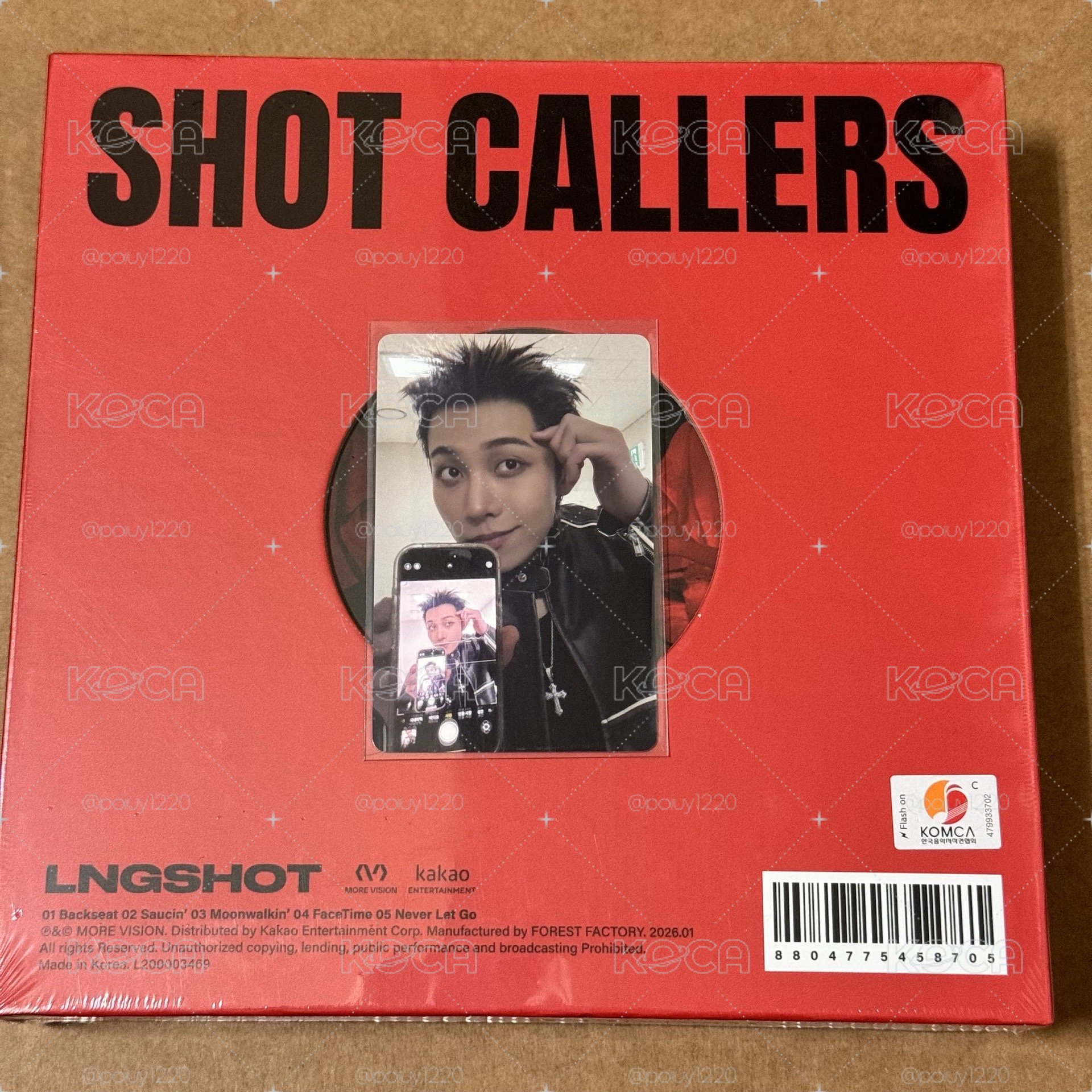 Lngshot km 簽售卡 一卡+一專 金栗