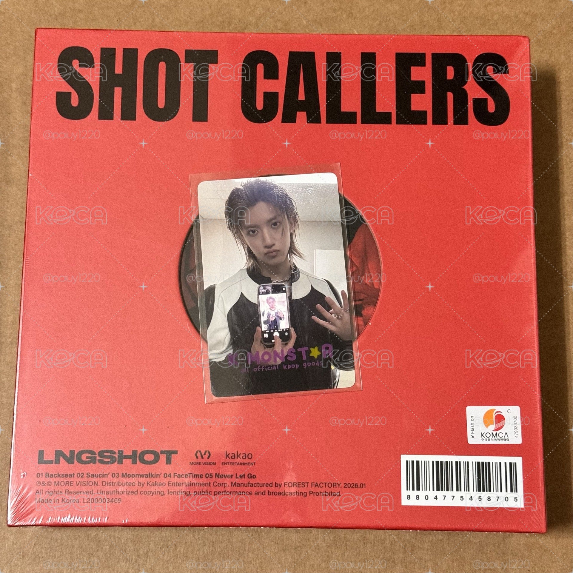 Lngshot km 簽售卡 一卡+一專 宇津