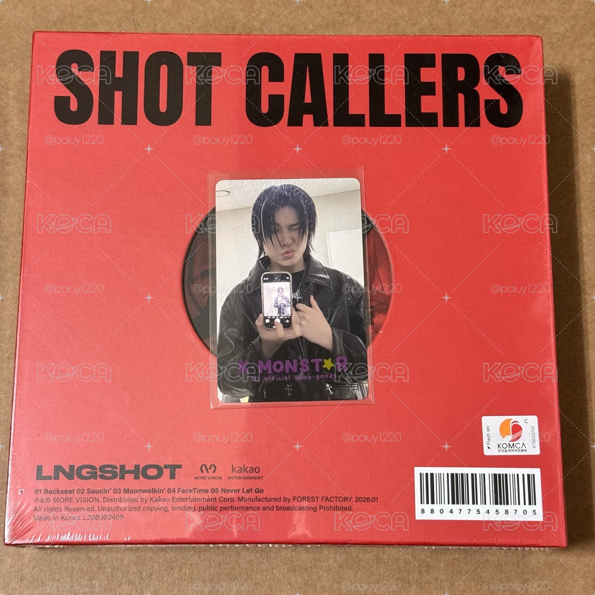 Lngshot km 簽售卡 一卡+一專 路易