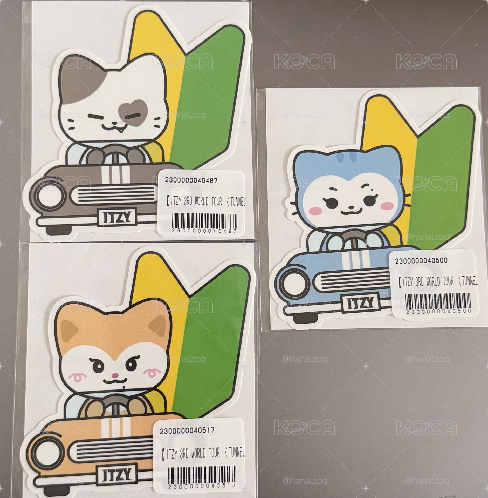 ITZY 一番賞貼紙 現貨