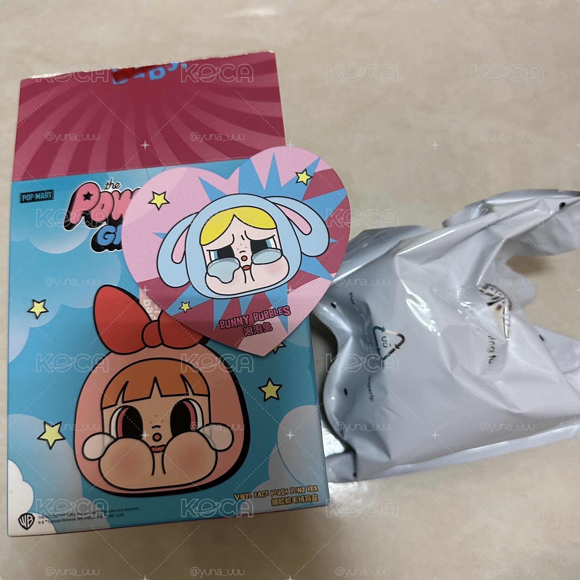 泡泡瑪特 飛天小女警哭娃 泡泡兔