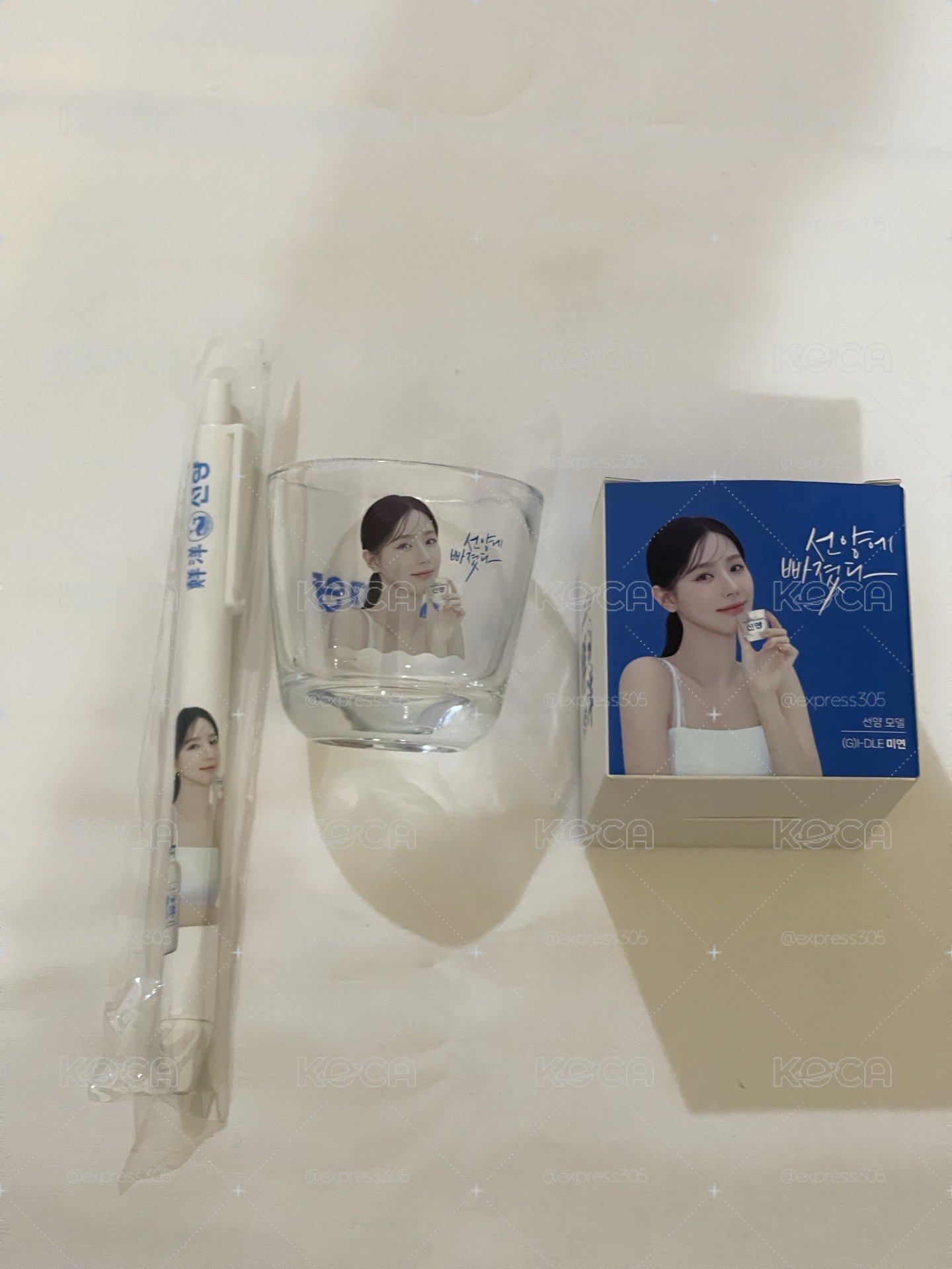薇娟 燒酒代言杯子&原子筆