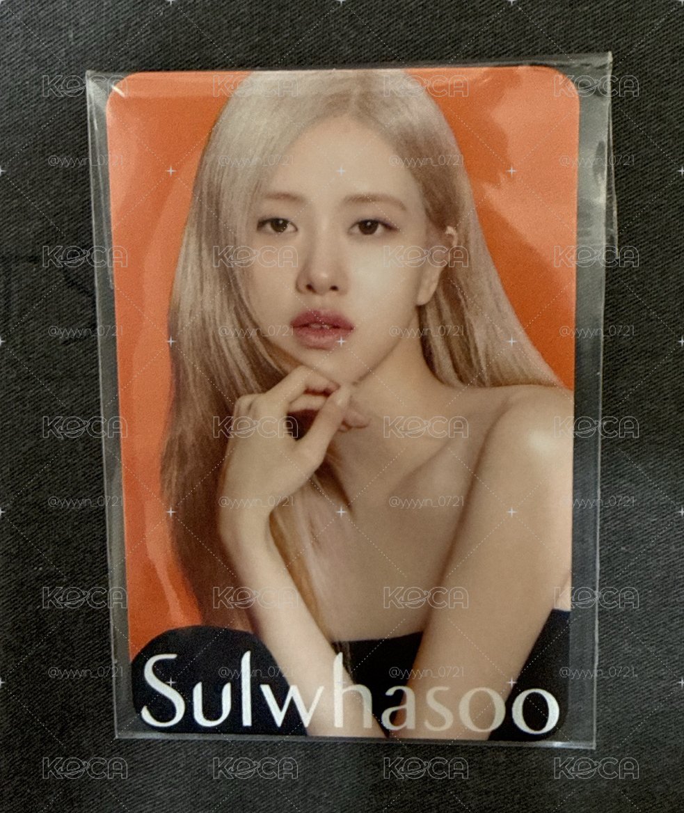 Rosé 代言卡