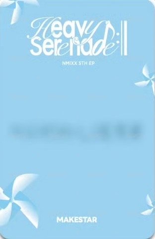 Heavy Serenade ms 10.0 廣州 簽售卡 風車 背面