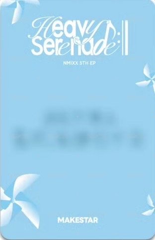 Heavy Serenade ms 10.0 廣州 簽售卡 風車 背面