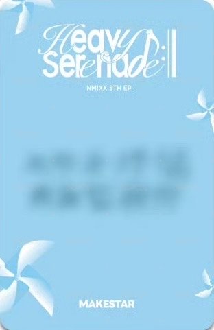 Heavy Serenade ms 10.0 廣州 簽售卡 風車 背面