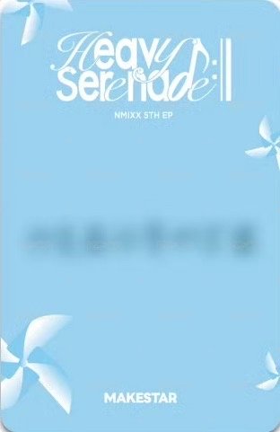 Heavy Serenade ms 10.0 廣州 簽售卡 風車 背面