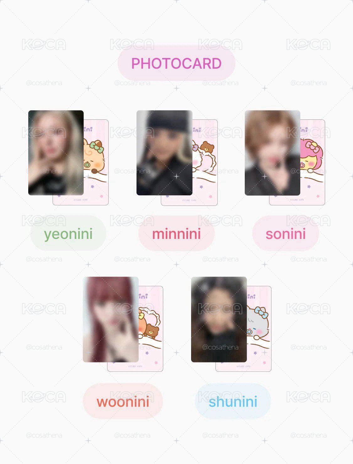 💜吊飾娃minini baby i-dle 