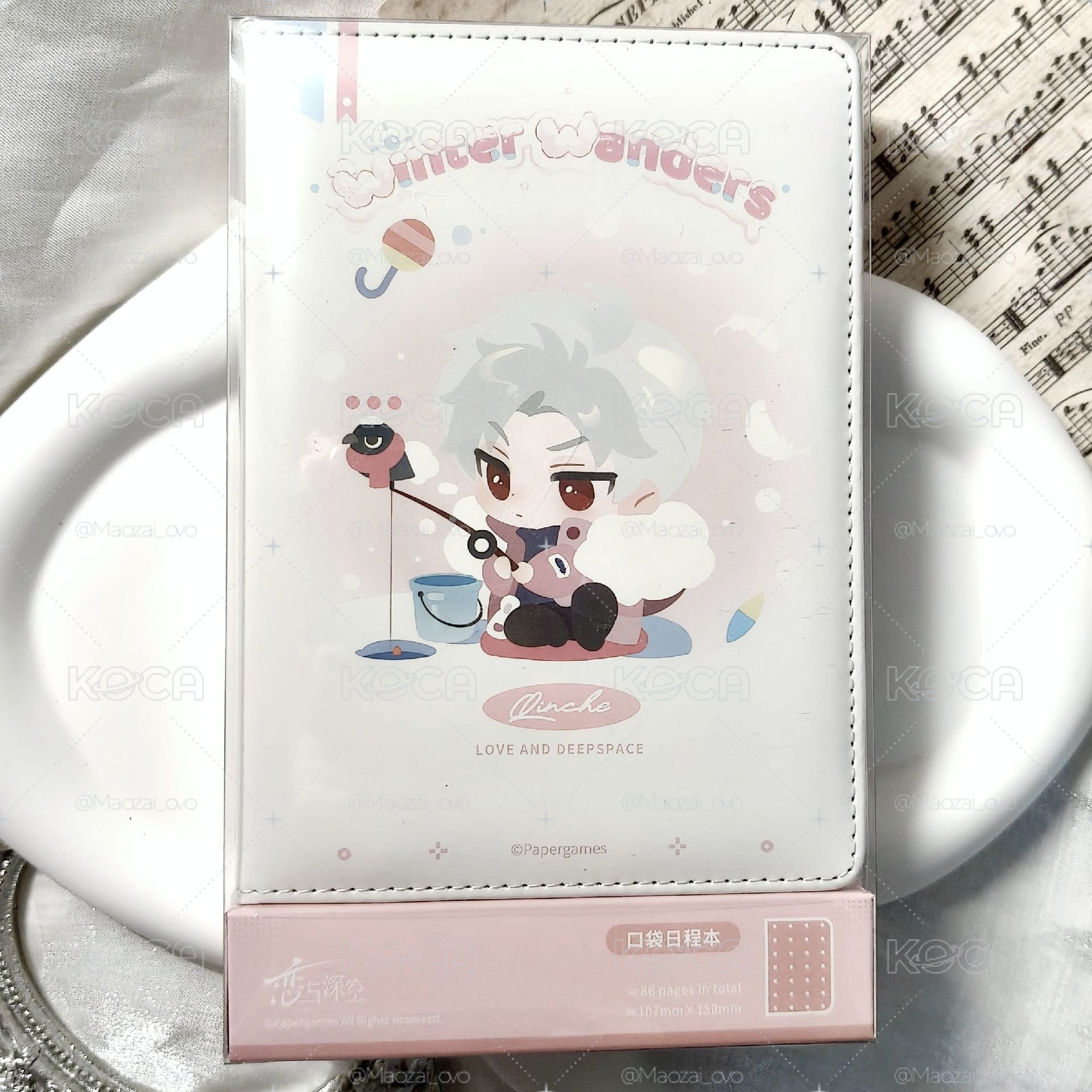 ฅ^ ・ﻌ・ ^ฅ 【現貨】戀與深空 漫冬行季系列 口袋日程本 秦徹