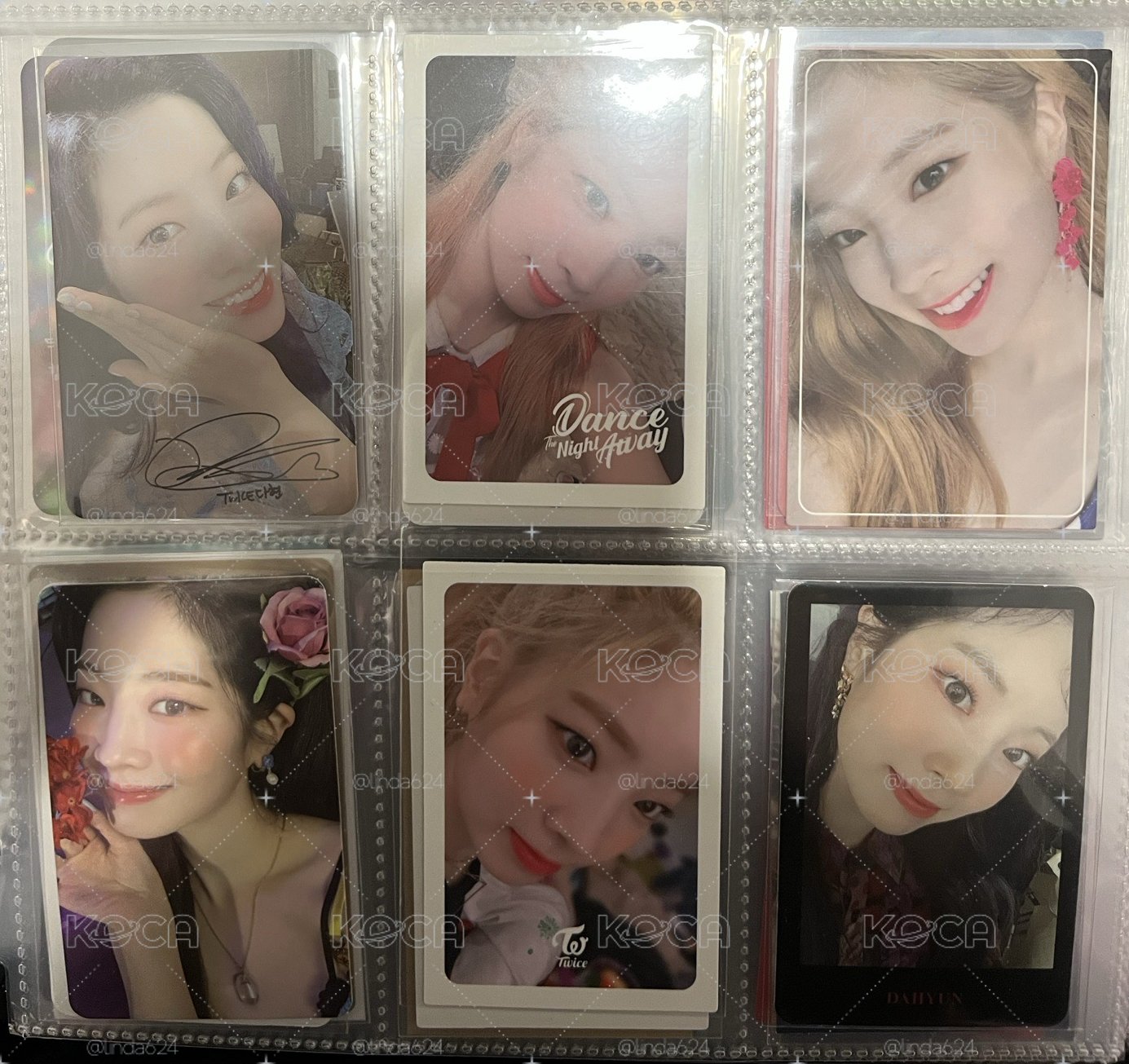 twice 多賢 專輯 花絮小卡