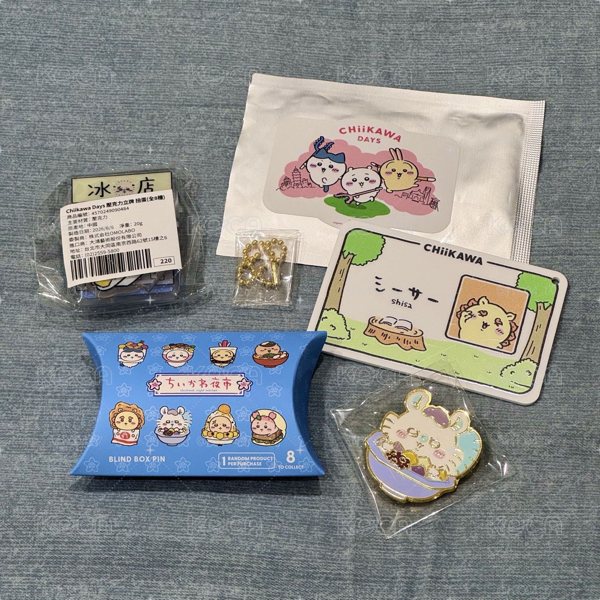 ❤️吉伊卡哇 台北特展 夜市系列 盲抽