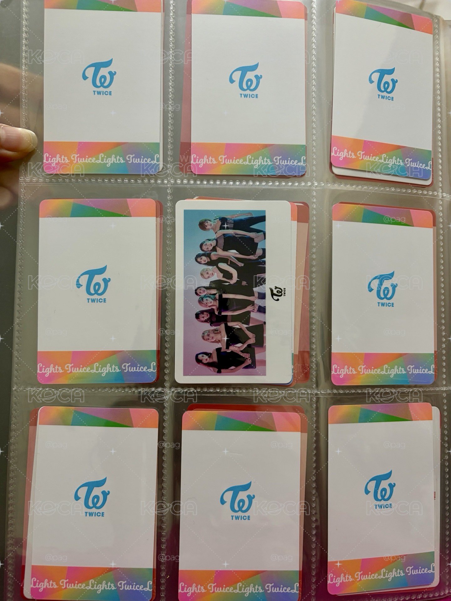 TWICE 三巡東蛋周邊卡