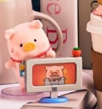lulu豬上班豬事多系列盲盒 公仔 上班摸魚款