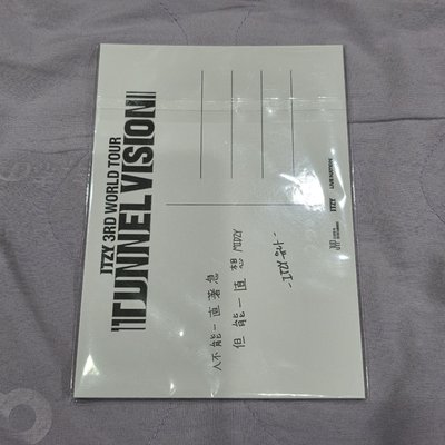 ITZY 三巡 高雄場 Day1 明信片