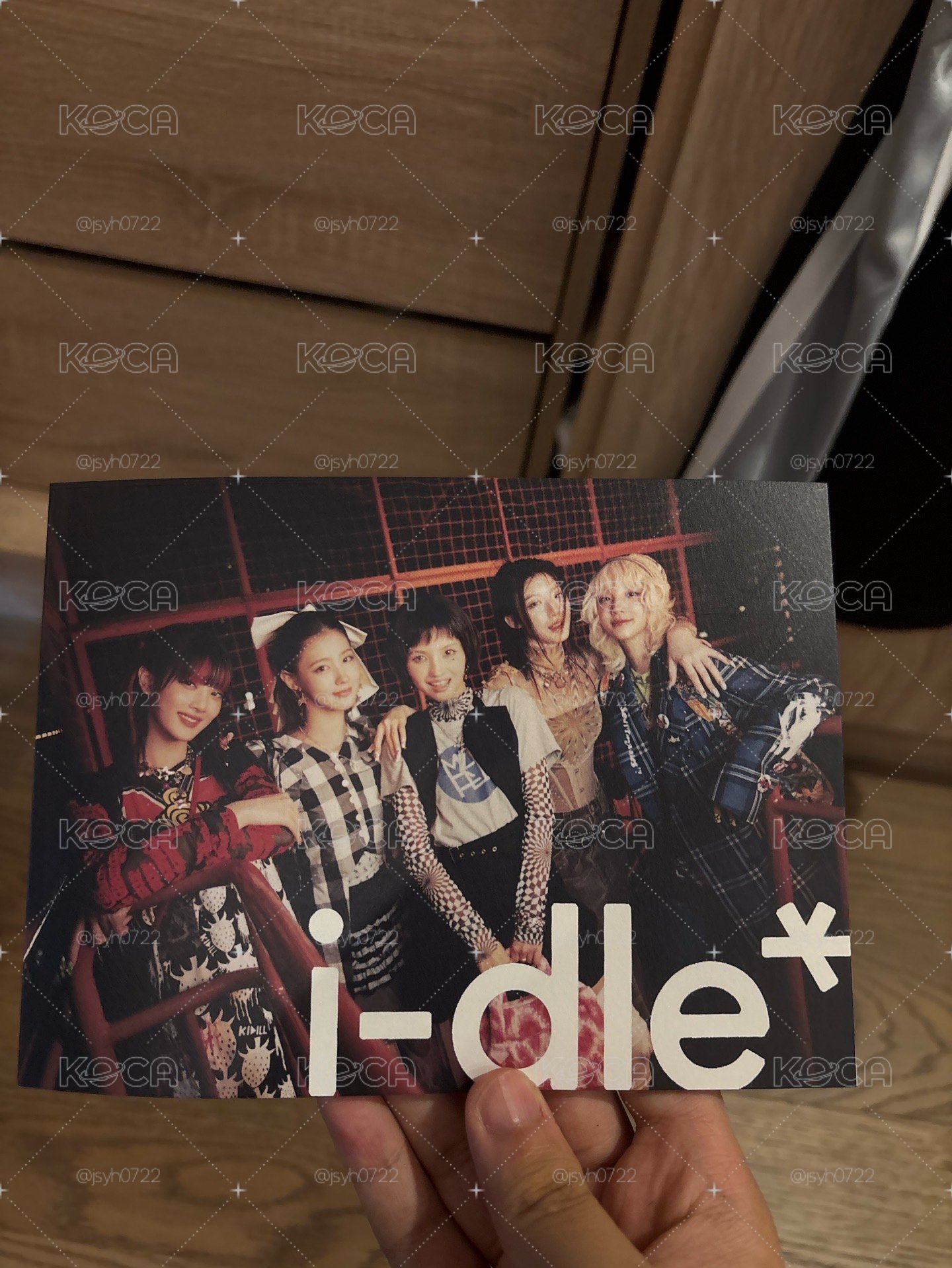 i-dle日專 limited edition 卡是小娟