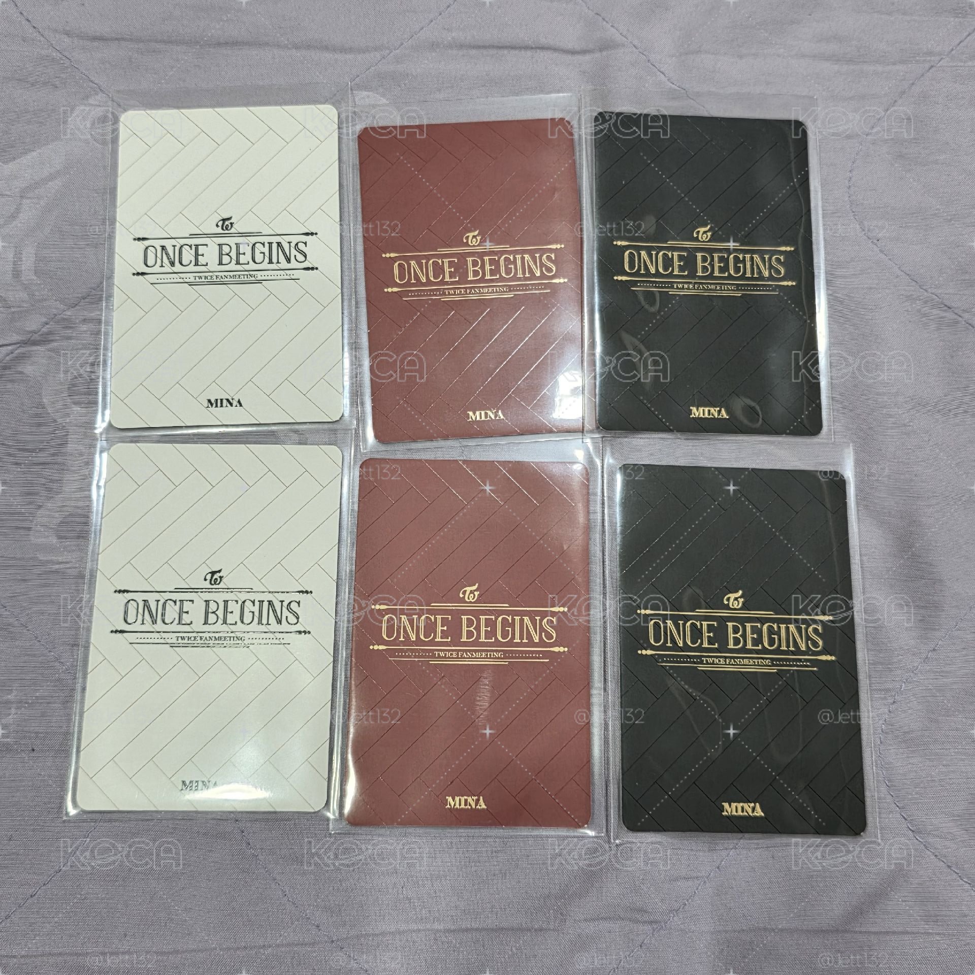 TWICE MINA 鐵盒卡 ONCE BEGINS