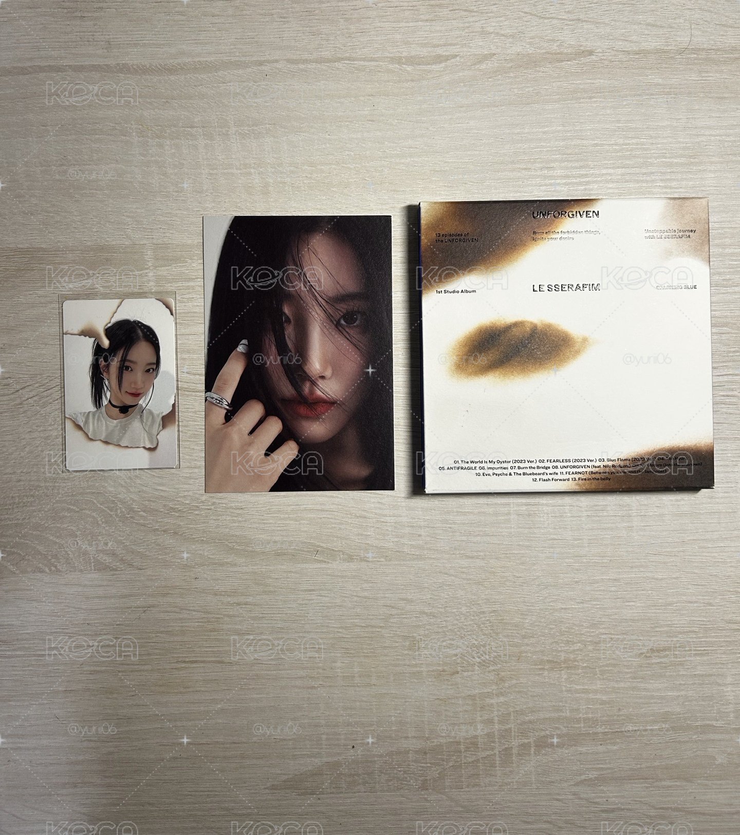 LE SSERAFIM UNFORGIVEN 一葉單封 KAZUHA 全專