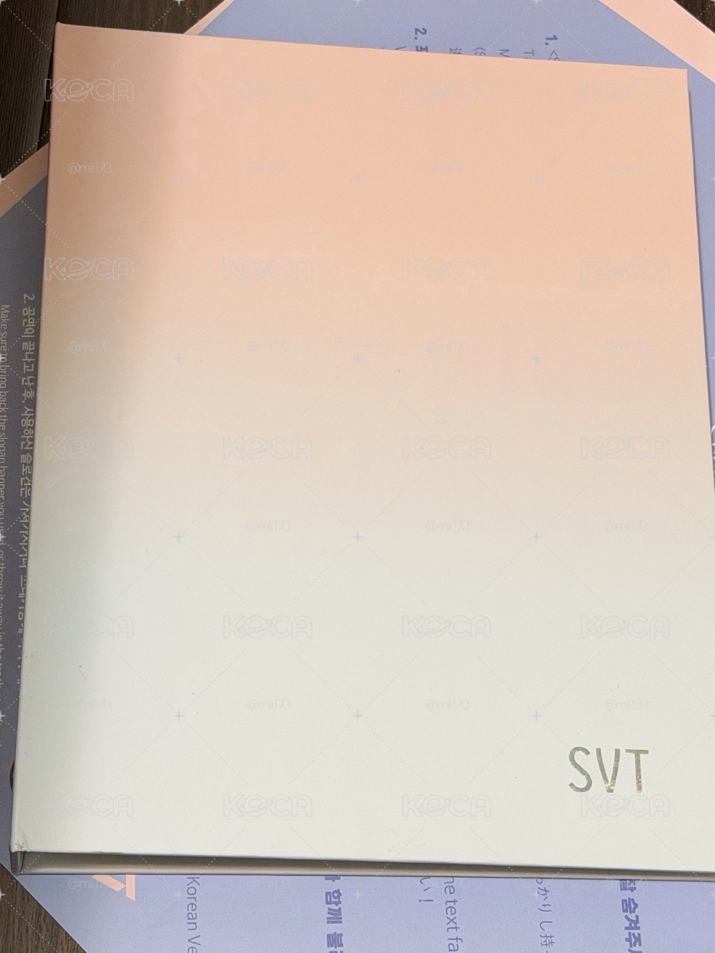 SVT早期會員禮卡冊