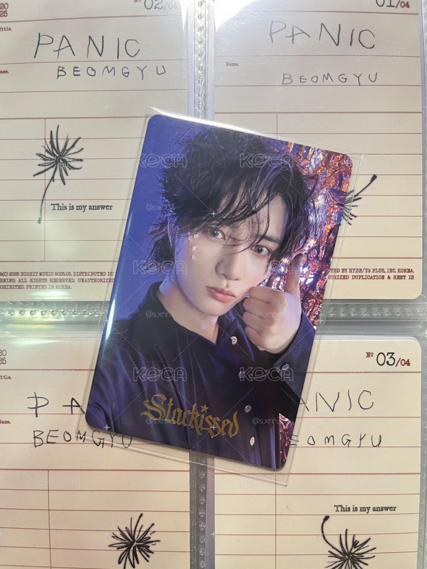 Starkissed 日咖特典圭