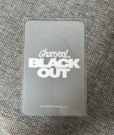 EXO-燦烈 Black Out ms 杭州 簽售卡 （閃卡）