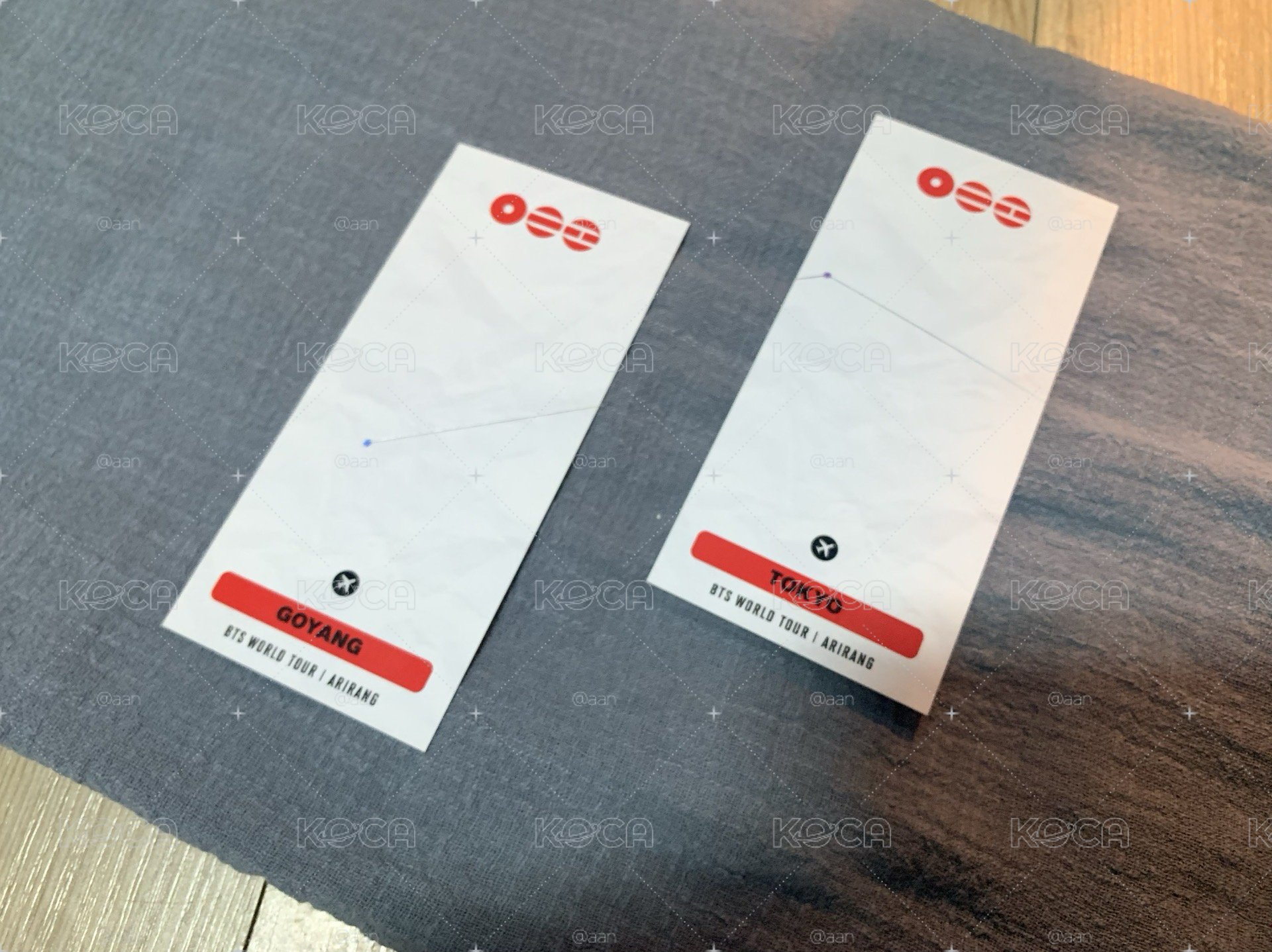 BTS WORLD TOUR ARIRANG 電影票卡