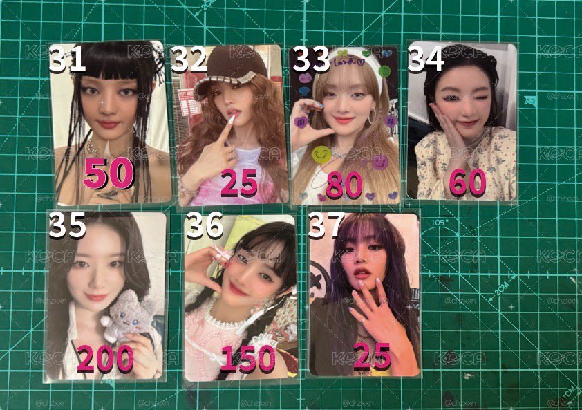 I-dle 小卡販售區