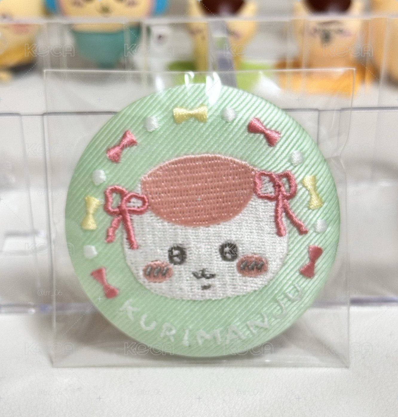 吉伊卡哇栗子饅頭刺繡徽章