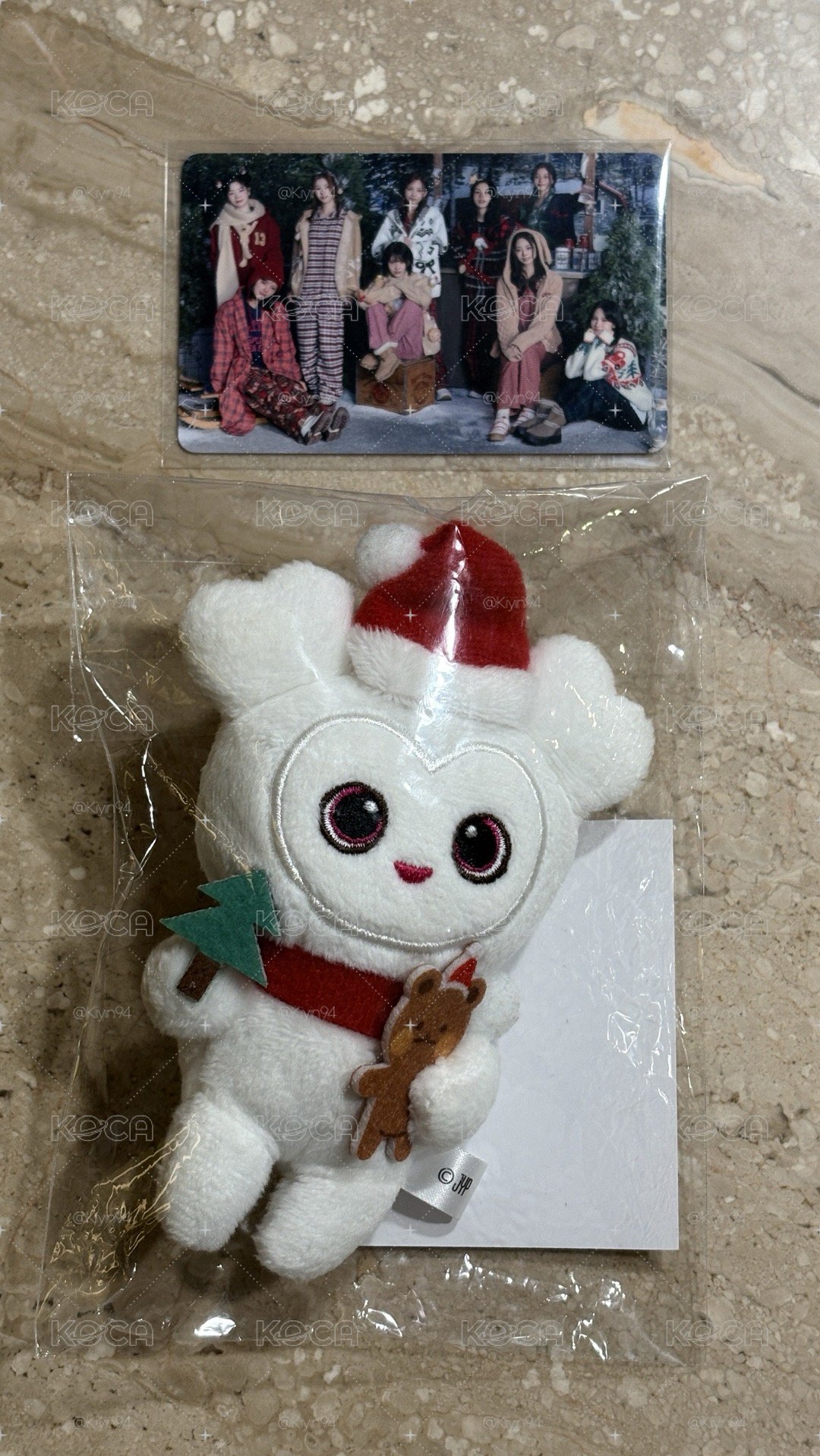 聖誕豆娃+冬日毛毯卡