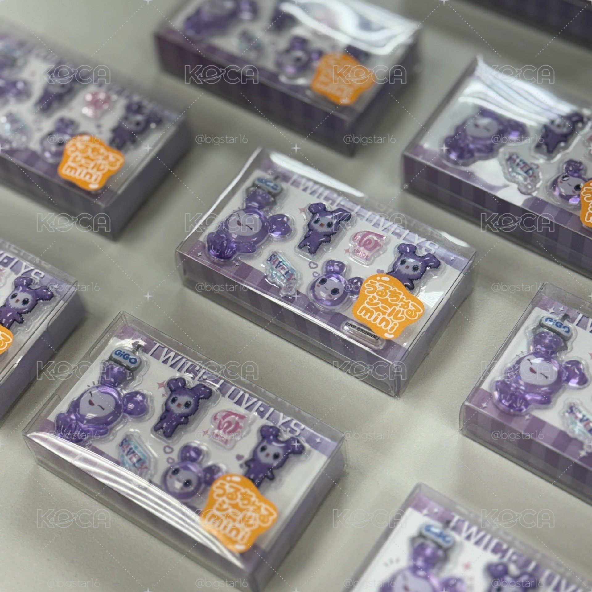現貨速出！ Gigo 紗💜水晶貼紙 