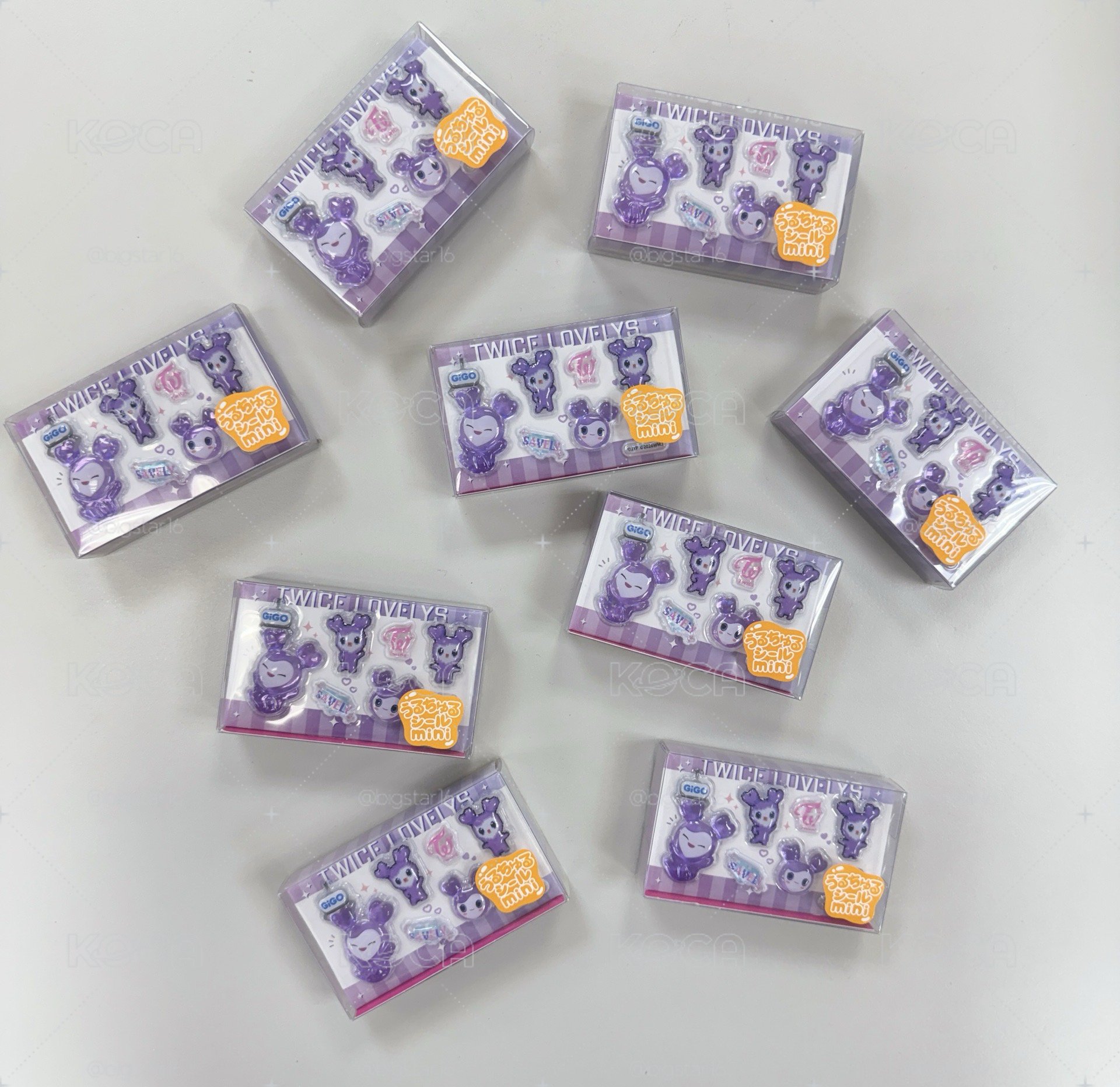 現貨速出！ Gigo 紗💜水晶貼紙 