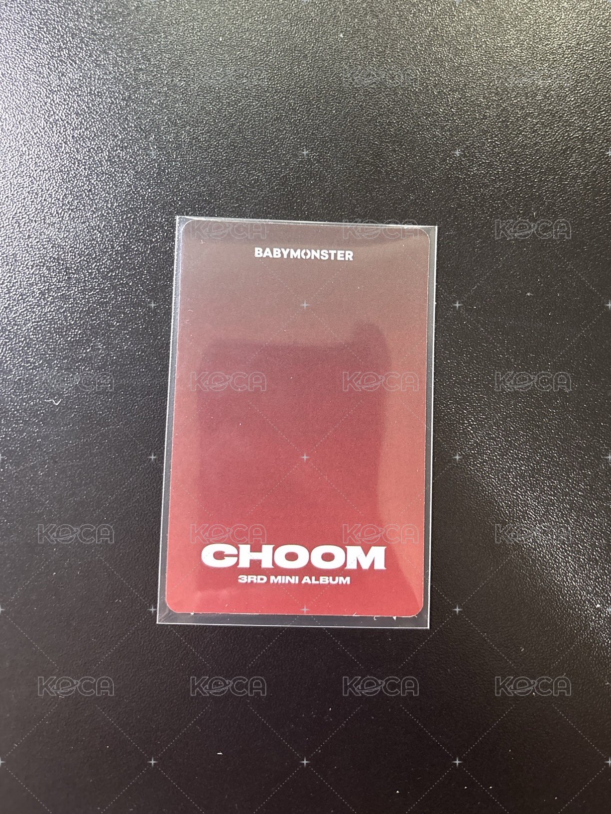 춤 (CHOOM) Crimson Ver. 專輯卡 